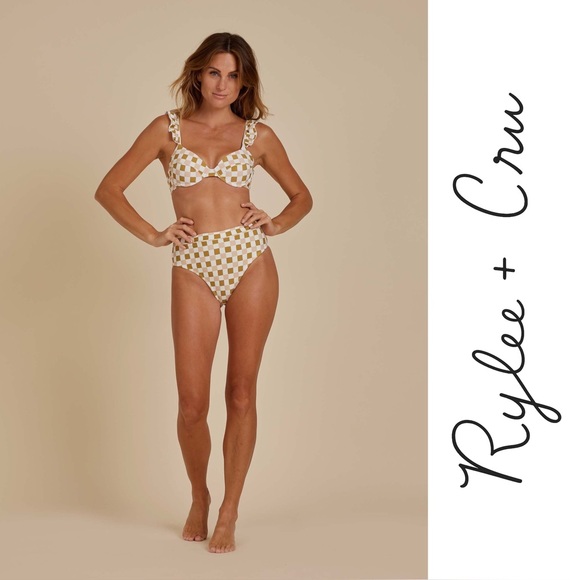 Rylee & Cru - Ruffle Bikini with Cheeky Bottom Set - Picture 1 of 3